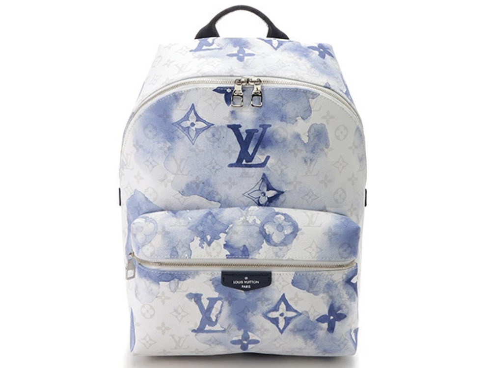LOUIS VUITTON Discovery Backpack Monogram Watercolor Blue SS SJ